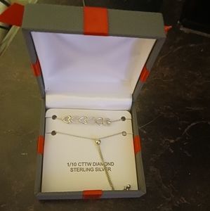 Diamond Sterling Silver bracelet